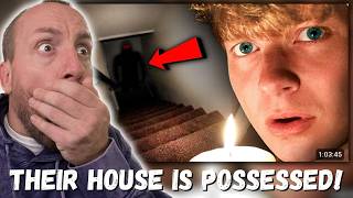 THEIR HOUSE IS POSSESSED!!! Sam &amp; Colby The Devil Followed Me Home. (REACTION!) w/ Project Fear