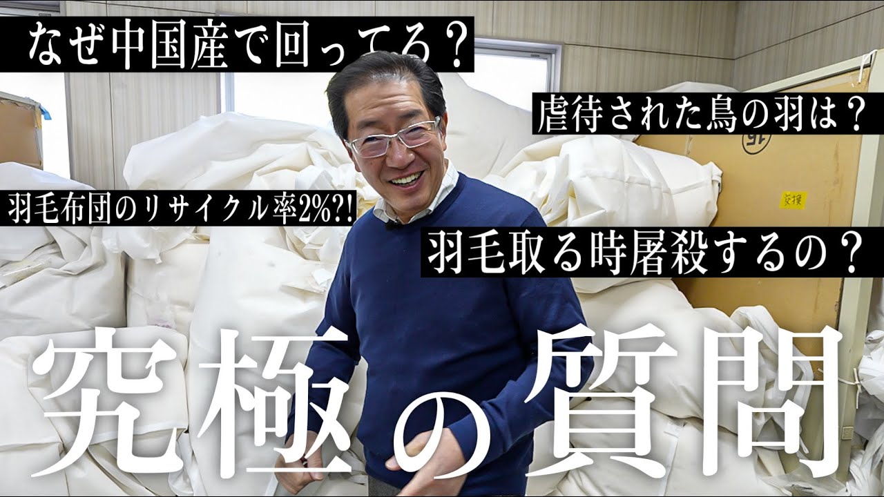 【神回】羽毛布団、寝具業界の攻めた質問してみました。