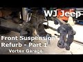 Jeep WJ Maintenance - Part 2: Balljoints and Hub Bearing Assembly Replacement - Vortex Garage Ep. 4