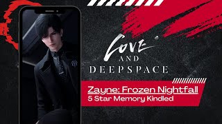 Zayne Frozen Nightfall Love and Deepspace 5 Star Memory Kindled