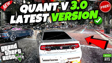 How To Install QuantV 3.0 Graphics Mod In GTA 5 || 2025 Updated || Quant V Mod for Free!!😍