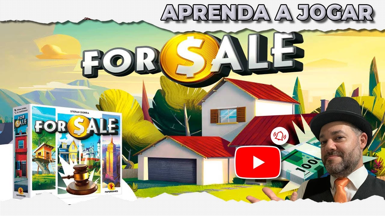 For Sale + 4 Cartas Promocionais Grátis! - PaperGames - Jogos de Mesa  Modernos - #umjogoemcadamesa