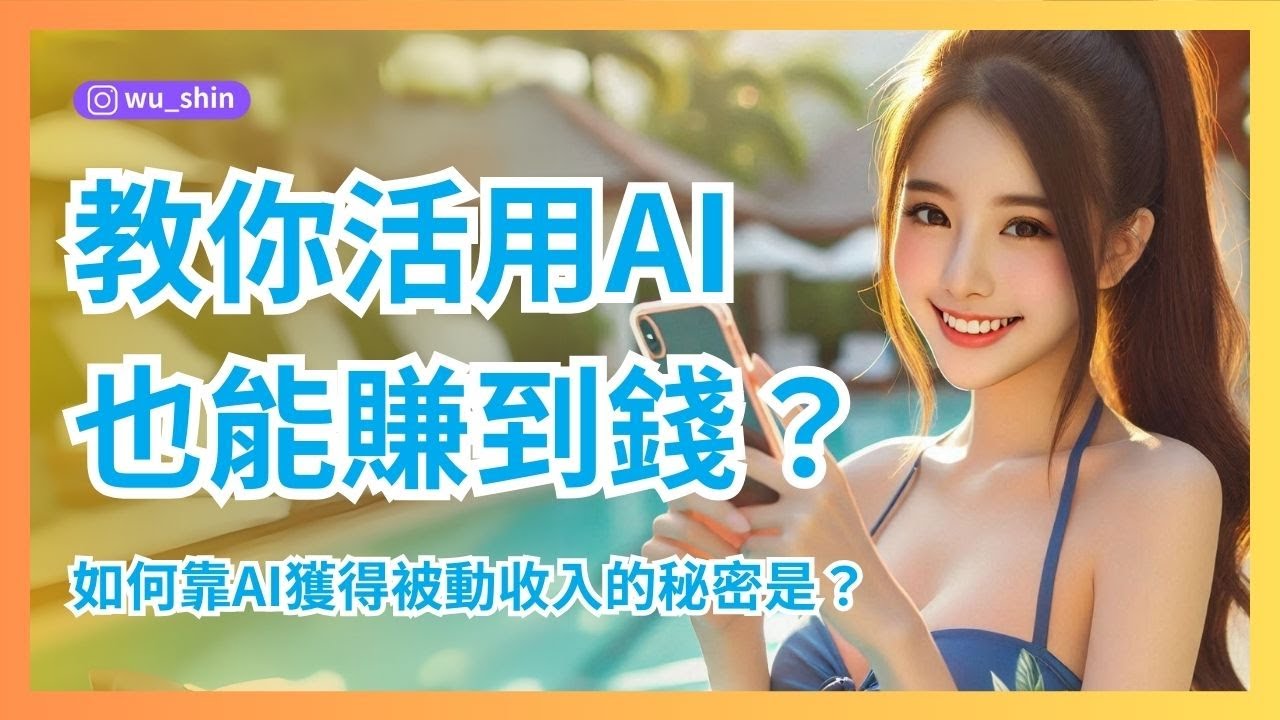 用AI也能賺錢？如何靠AI在網路上獲得被動收入賺到錢的秘密是？