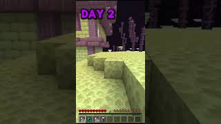 10 Minutes Minecraft: End Edition - Day 2 #minecraft #survival