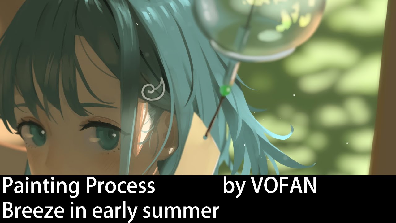 The painting process of Breeze in early summer (10min) 縮圖