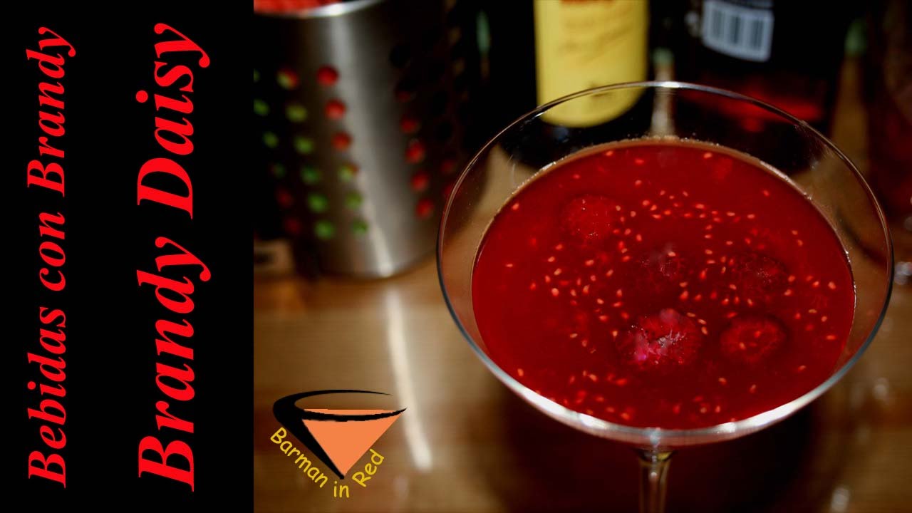 cómo preparar un cóctel Brandy Daisy YouTube