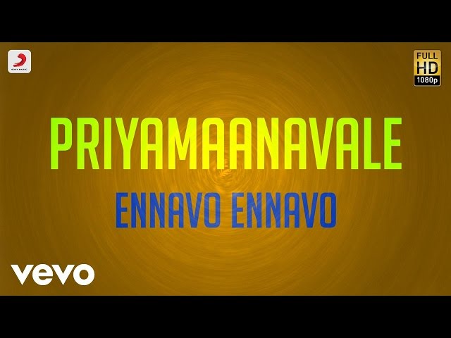 Priyamaanavale - Ennavo Ennavo Lyric | Vijay, Simran | S.A. Rajkumar class=