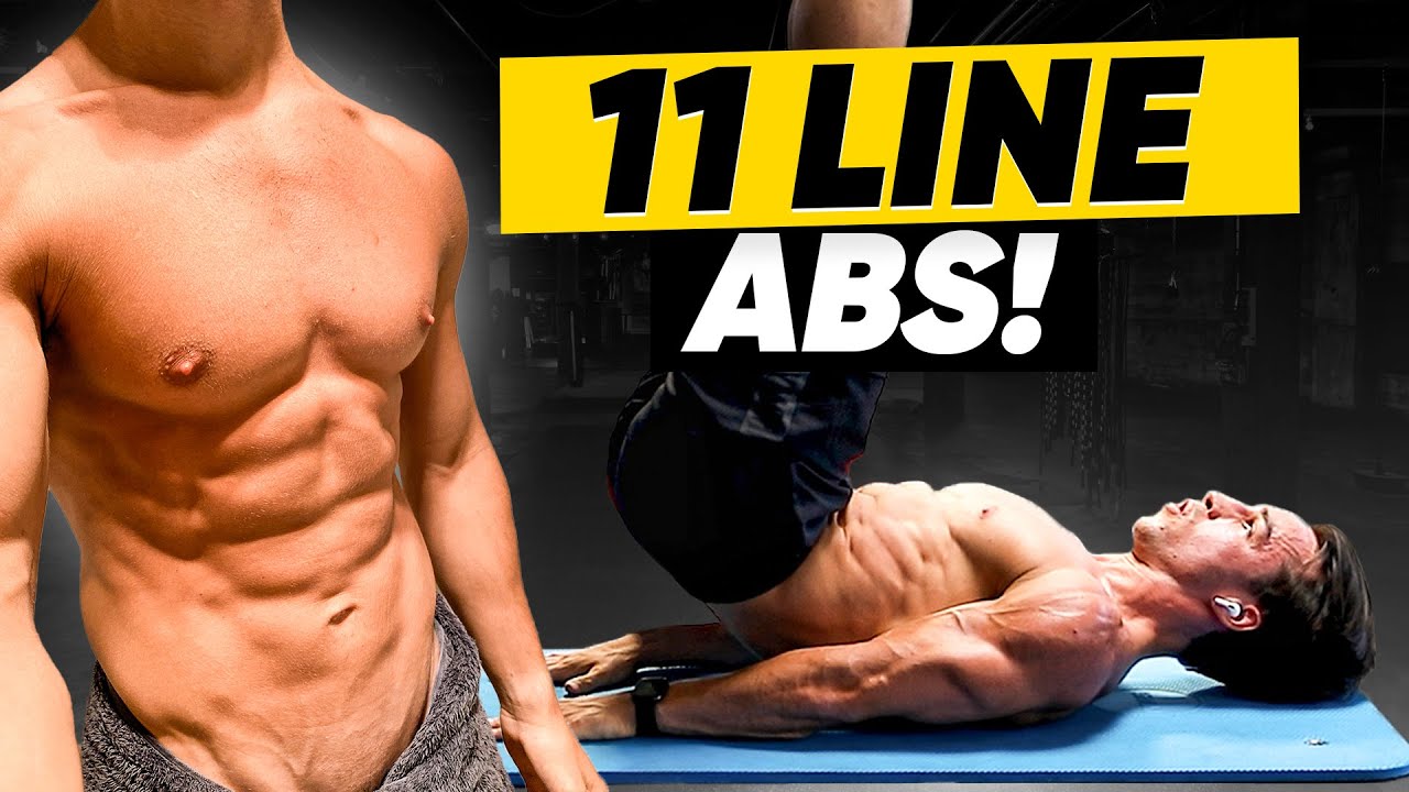 ⁣11 LINE ABS WORKOUT (UPPER, LOWER ABS & OBLIQUES WORKOUT)