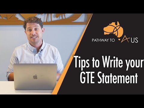 Tips to Write your Genuine Temporary Entrant (GTE) Statement