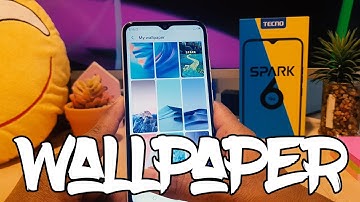 How to Change Wallpaper in Tecno Spark 6 Go - Home Screen Customization