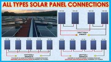solar panel connection series or parallel / solar panel load calculations /solar panel wiring