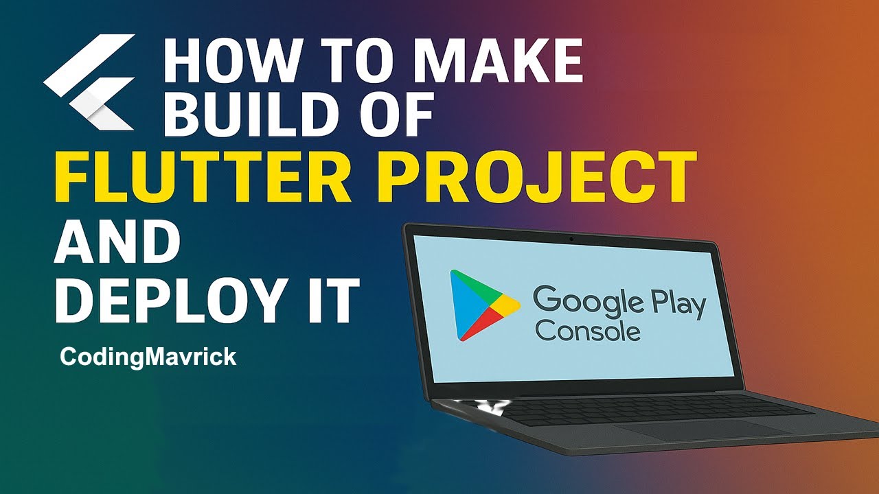📱 How to Build a Flutter App & Deploy It on Google Play Store - YouTube