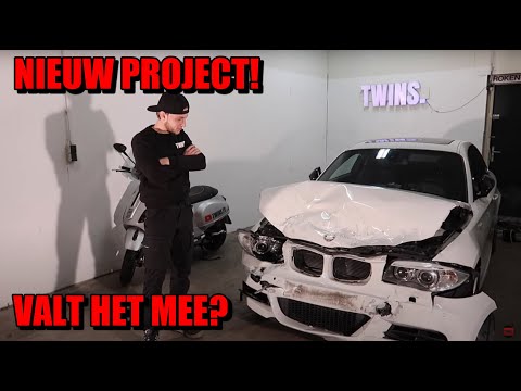 BMW 135i SCHADE AUTO GEKOCHT|NIEUW PROJECT|CARBON ONDERDELEN| SCHADEHERSTEL Twins.tv #36