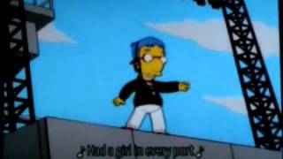 The Simpsons The Party Posse Cancion Completa Subtitulado