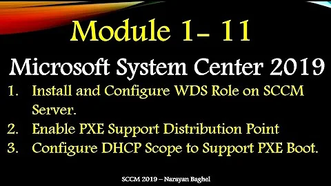 How to Enable PXE Boot and Install WDS , DHCP Role Step by Step Microsoft System Center 2019 - 11