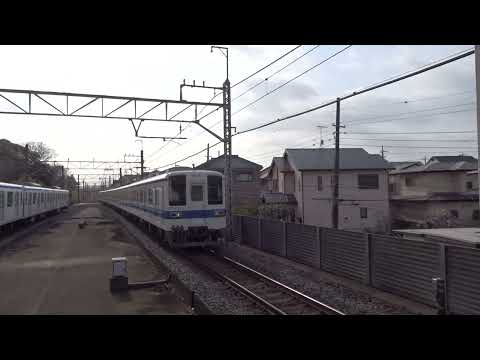 東武野田線8000系　新柏駅入線