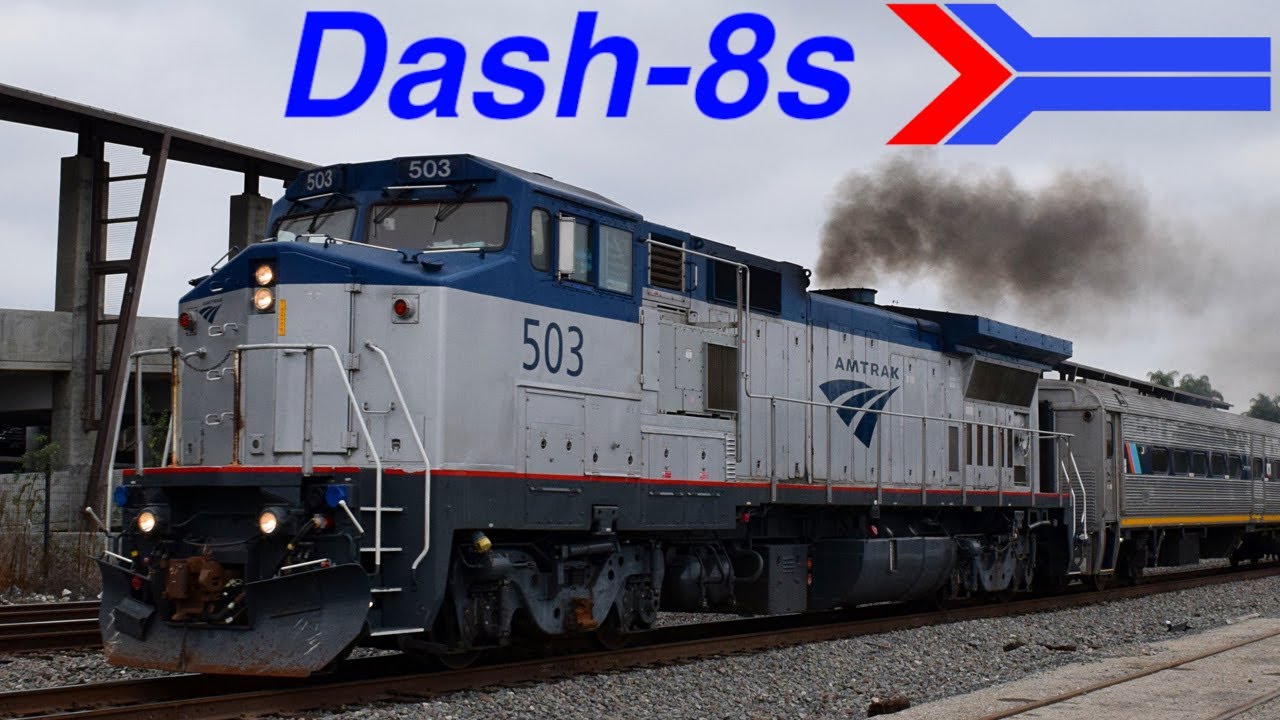 Amtrak Dash-8 K5LA Horn Show - AMTK 503/509 on Surfliner 573! Ft