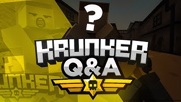 Krunker Q&A #2 -- With Sidney (leaks!)