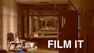 FILM IT : Creepy Massive Abandoned School in Baltimore : Squatters and Drugs