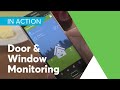 Loxone smart home app  door and window protection monitor