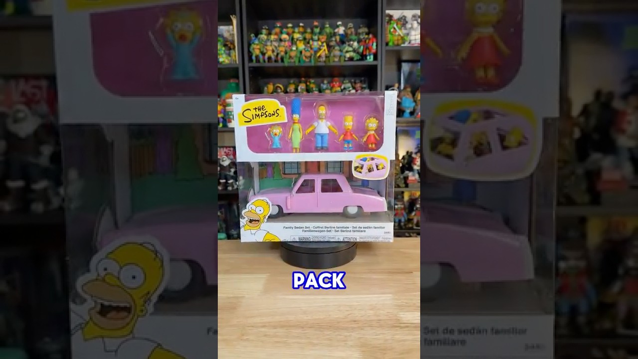 Buckle up! It's the new Simpsons Family Sedan! #simpsons #toys