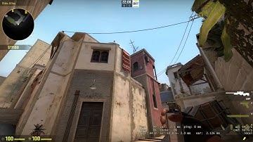 CSGO De_mirage 3 Smokes take over mid to site