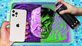 HYDRO Dipping iPhone 12 PRO MAX !! (Thanos vs Hulk Custom) 🎨