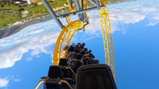 Flash Coaster | Aquashow Family Park 🇵🇹 | Back Row Onride POV