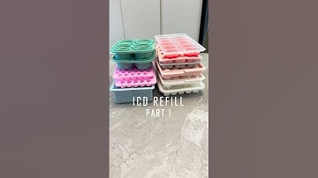 ice refill pt.1 🧊#ice #icerestock #asmr #satisfying #restock