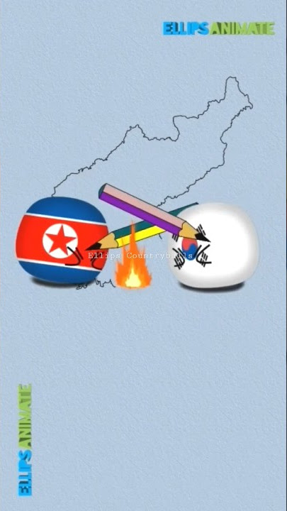 Drawing north Korea 🇰🇵 #southkorea #northkorea #korea #korean #flag #map