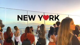 [4K]🇺🇸 NYC Walk: The Edge Sky Deck at Hudson Yards at Sunset & Night, Vessel  ✨📸, Aug.23, 2021