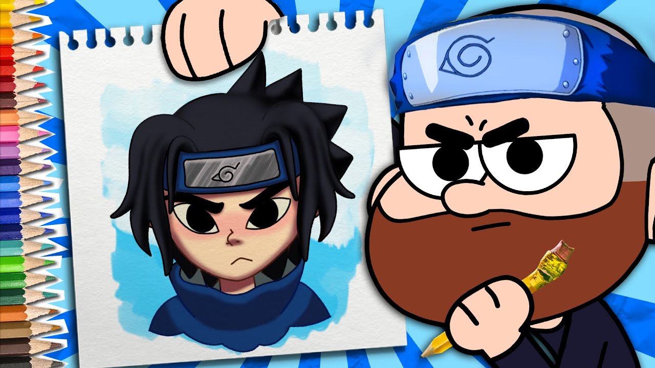 COMO DESENHAR KAKASHI CHIBI - PASSO A PASSO 