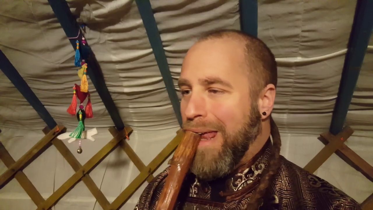 Yourte session #2 : flûte tsuur  - le galop du chameau blanc - Naranbat style