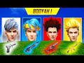 The random hair skin challenge in garena free fire