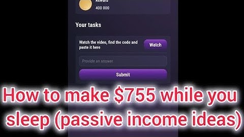7 August tapswap code. How to make $755 while you sleep (passive income ideas)