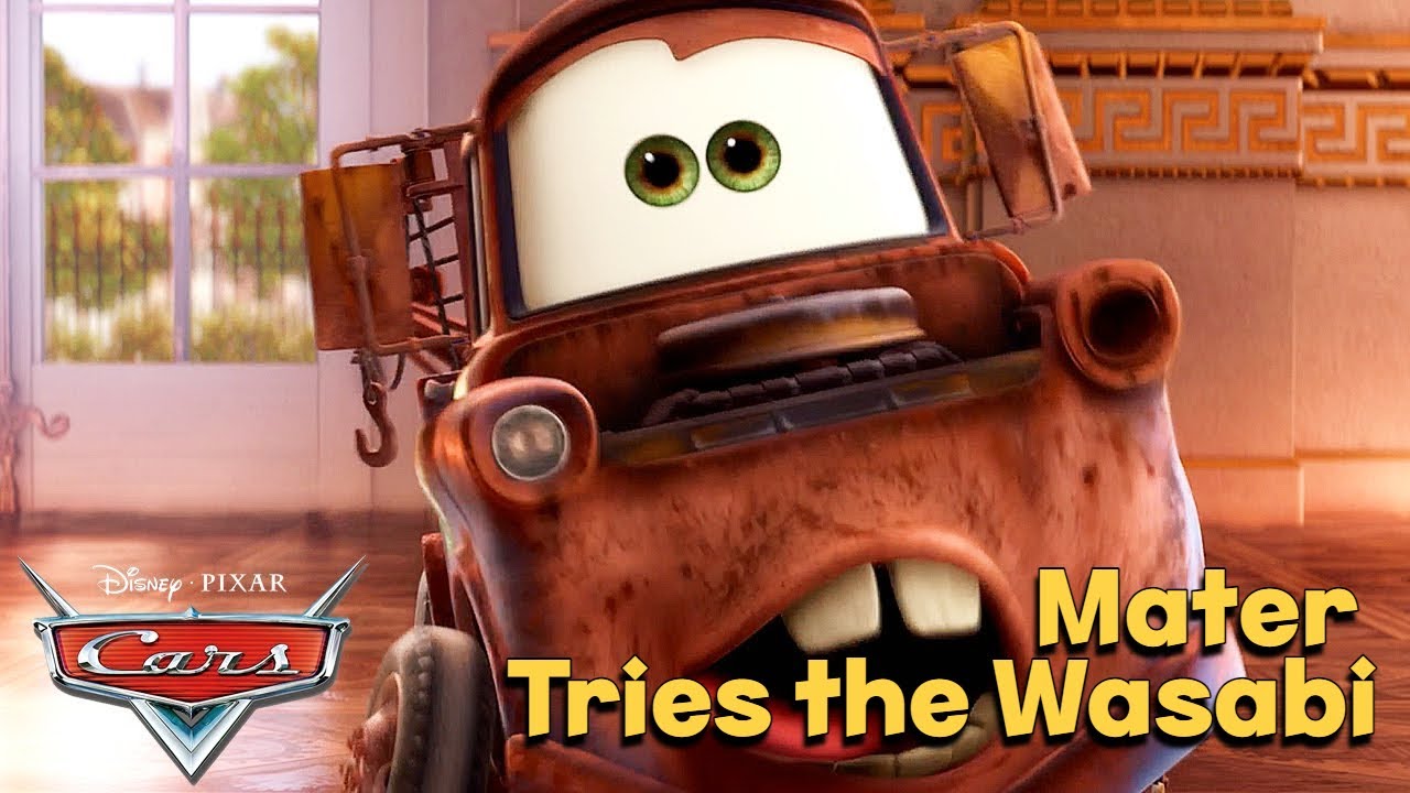 Mater Tries the Wasabi Cars 2 YouTube
