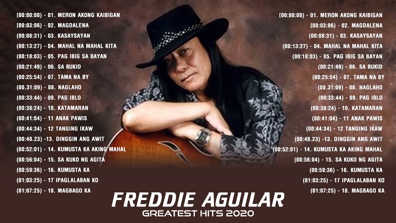Freddie Aguilar Greatest Hits - NON-STOP | Freddie Aguilar Tagalog 