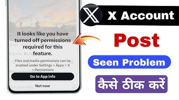 X Twitter It Looks Like You Have Turned Off Permission Required For The Feature X Twitter