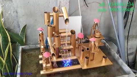 bộ tiểu cảnh guồng nước 5 người giá rẻ