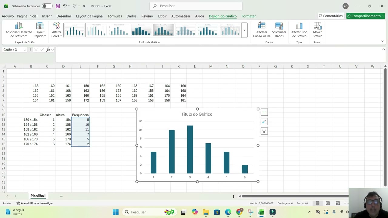 Histograma no Excel 2026