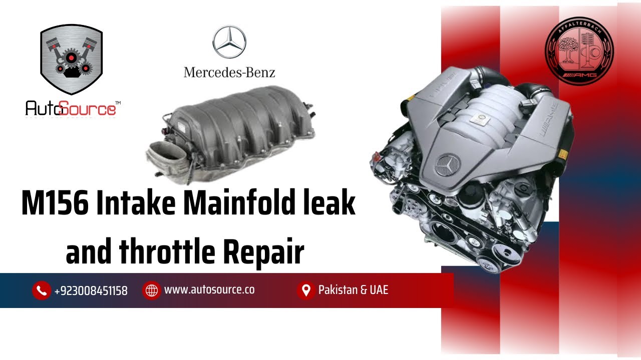 C63 Intake Manifold Repair Most common problem in M156 engine 
