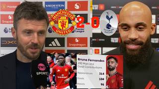 Michael Carrick And Bryan Mbuemo Post Interview | Berbatov Review Bruno \u0026 Mainoo's Performance