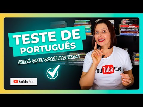 TESTE DA AUCY - 10 QUESTÕES DE LÍNGUA PORTUGUESA