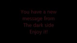 Nice "Happy birthday" from The Dark Side