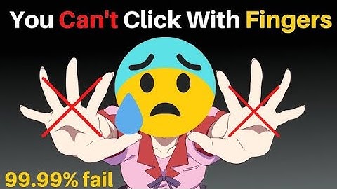 Click This Video But Not With Your Fingers!!