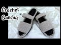 Easy crochet sandals for any sizeshoe knittinghandwork full crochetshoes