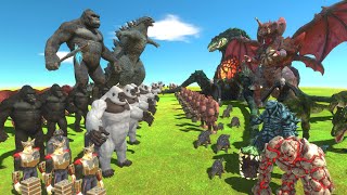 Godzilla x King Kong War - Godzilla + King Kong VS Destoroyah +  Biollante - ARBS screenshot 5