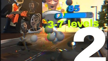 Skibidi War Toilets Attack Gameplay Walkthrough part 2 3-7 levels Gameplay (ios, Android).