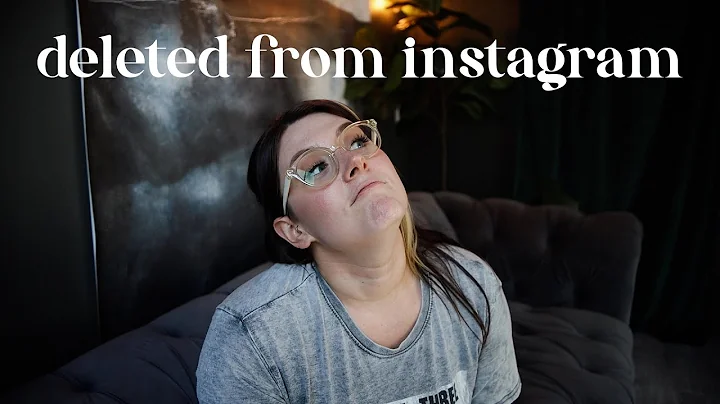 Instagram Deleted My Account | Lessons for boudoir...
