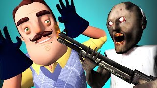 ГРЕННИ vs ПРИВЕТ СОСЕД 3 (Granny vs Hello Neighbor АНИМАЦИЯ) ГРЕННИ vs ПРИВЕТ СОСЕД 3 (Granny vs Hello Neighbor АНИМАЦИЯ)